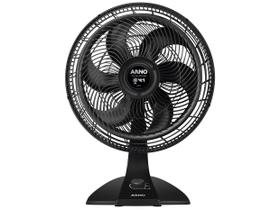 Ventilador de Mesa Arno VF42 Turbo Force 2 em 1 Preto 40CM