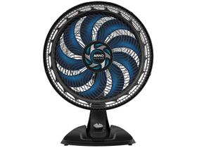 Ventilador de Mesa Arno X-Treme 9 VE90 40cm 9 Pás 3 Velocidades Preto e Azul Escuro 2720017485 Ventilador de Mesa Arno X-Treme 9 VE90 40cm 9 Pás 3 Velocidades Preto e Azul Escuro 2720017485