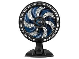 Ventilador de Mesa Arno X-Treme VE70 40cm 7 Pás 3 Velocidades Preto e Azul Escuro