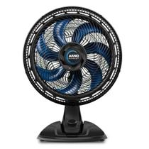 Ventilador de Mesa Arno XTreme 7 40cm 7 Pás 3 Velocidades Preto e Azul 220v