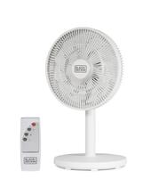 Ventilador de mesa BLACK+DECKER BFDTD12VW 30 cm com controle remoto de lâmina dupla Ventilador de mesa BLACK+DECKER BFDTD12VW 30 cm com controle remoto de lâmina dupla