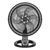 Ventilador de mesa britania turbo bvt510p 127v preto com pás cinza Ventilador de mesa britania turbo bvt510p 127v preto com pás cinza