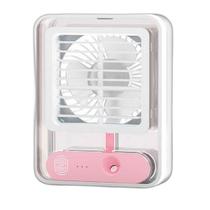 Ventilador De Mesa Com Umidificador E Luz Led