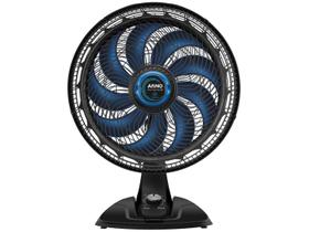 Ventilador de Mesa de Mesa Arno X-Treme 9 Repelente VE95 40cm 9 Pás 3 Velocidades Preto e Azul Escuro 2720017497
