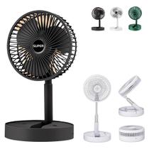 Ventilador De Mesa Dobrável Mini Circulador Ar Usb Ajustável
