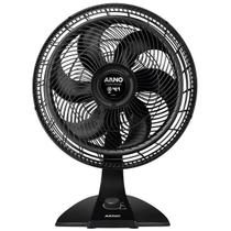 Ventilador De Mesa E Parede 2 Em 1 Arno Turbo 6 Pás 110v 40 Cm Preto Preto Plástico Ventilador De Mesa E Parede 2 Em 1 Arno Turbo 6 Pás 110v 40 Cm Preto Preto Plástico