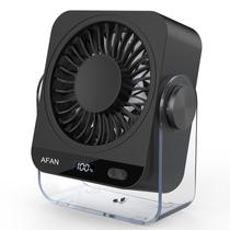 Ventilador de Mesa Feotenn Recarregável por USB 5000mAh com Bateria de 18h