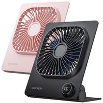Ventilador de mesa GOCKERA 6,61", bateria ultrafina de 5000mAh, 100 velocidades