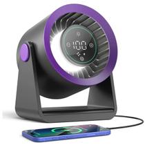 Ventilador De Mesa Inteligente Potente Usb Com Display Led