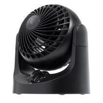 Ventilador de mesa IRIS USA WOOZOO pequeno de 7 polegadas e 3 velocidades preto
