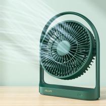 Ventilador de mesa JISULIFE pequena bateria portátil 4000mAh verde