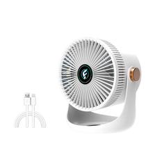 Ventilador de mesa Kasfye Small Quiet 3 Velocidades Circulador de ar branco