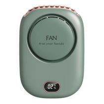 Ventilador de mesa Lazy Neck Fan USB Mini Digital Display Leafless