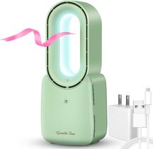 Ventilador de mesa let'me portátil de 30 cm sem lâmina com luz LED USB