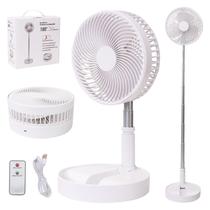Ventilador de mesa LOREAD portátil dobrável com controle remoto 39cm 7200mAh