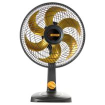 Ventilador de Mesa Mallory 30cm TS30 Gold Preto/Dourado 110V