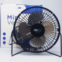 Ventilador De Mesa Mini Mesa Preto LS 906