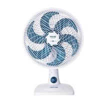 Ventilador de Mesa Mondial Maxis V30MXW 30cm com 6 pás, 3 velocidades e 50W Branco / Azul
