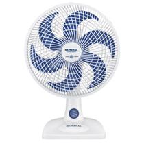 Ventilador de Mesa Mondial Super Power 6 Pás 30cm 127v Branco Azul VSP-30-W