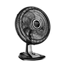 Ventilador de Mesa Mondial Super Turbo 8 Pás 40cm 140W Preto/Prata 127V - VTX-40-8P
