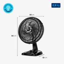 Ventilador de Mesa Mondial Turbo 8 Pás NVT-40-8P-B - 40cm 220V