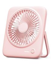 Ventilador de mesa Otlonpe F16 Bateria Recarregável de 4000mAh Rosa Ventilador de mesa Otlonpe F16 Bateria Recarregável de 4000mAh Rosa