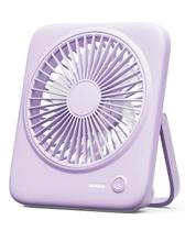 Ventilador de mesa Otlonpe F16 bateria recarregável de 4000mAh roxo Ventilador de mesa Otlonpe F16 bateria recarregável de 4000mAh roxo