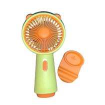 Ventilador de Mesa ou de Mão Recarregável com Suporte para Celular