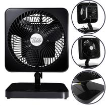 Ventilador de Mesa ou Parede Venti Delta Turbi MAX 40cm Preto Branco 127v 220v