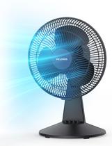 Ventilador de mesa PELONIS 30cm 120 oscilante de 3 velocidades preto