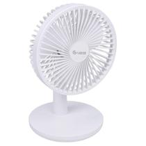 Ventilador De Mesa Portátil 5W Recarregável Usb Branco Liege Ventilador De Mesa Portátil 5W Recarregável Usb Branco Liege
