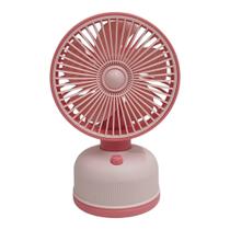 Ventilador de Mesa Portátil Minimalista - Detalhes Rose Gold Ventilador de Mesa Portátil Minimalista - Detalhes Rose Gold