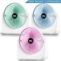 Ventilador de Mesa Portatil Recarregavel USB Silencioso 3 Velocidades Sem Fio Ventilador de Mesa Portatil Recarregavel USB Silencioso 3 Velocidades Sem Fio
