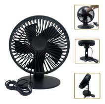 Ventilador de Mesa Portatil Silenciosas 3 Níveis de Velocidade Ajustável USB Bivolt LS982