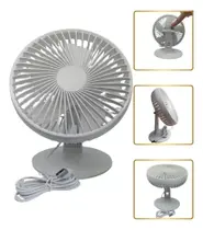 Ventilador de Mesa Portatil Silenciosas 3 Níveis de Velocidade Ajustável USB Bivolt LS982