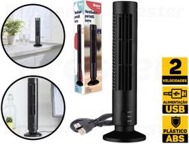 Ventilador De Mesa Portátil Torre Usb Western Home MVT-002PT