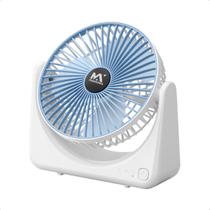 Ventilador De Mesa Portátil Usb Recarregável Ventilador Silencioso Com Bateria 800mah Compacto