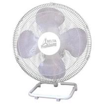 Ventilador De Mesa Premium 50 cm Aço Branco Cromado 170 W