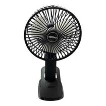 Ventilador De Mesa Recarregavel Compacto USB 3 Velocidades