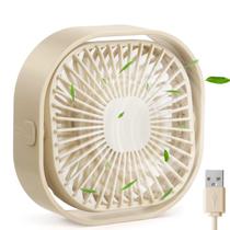 Ventilador de mesa RJVW Ventilador de mesa portátil USB pequeno de 4 polegadas e 3 velocidades Ventilador de mesa RJVW Ventilador de mesa portátil USB pequeno de 4 polegadas e 3 velocidades