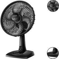 Ventilador De Mesa Super Power Vsp-30-b 30cm 6 Pás Mondial Cor Da Estrutura Preto Cor Das Pás Prata 127v