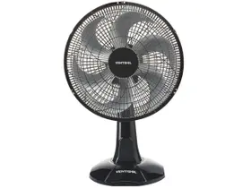 Ventilador de Mesa Turbo Preto 30cm 6 Pás Oscilante 127V Premium - Ventisol Ventilador de Mesa Turbo Preto 30cm 6 Pás Oscilante 127V Premium - Ventisol