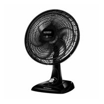 Ventilador de Mesa Turbo VT-40-B 40cm 6 Pás 140W Preto/Prata