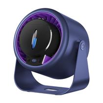 Ventilador de mesa USB com umidificador de névoa, display digital, azul
