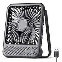 Ventilador de Mesa USB Koonie - Ultra Silencioso, 3 Velocidades, 5 Polegadas
