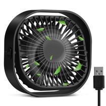 Ventilador de mesa USB RJVW Ventilador de mesa portátil pequeno de 4 polegadas e 3 velocidades