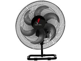 Ventilador de Mesa Venti Delta Preto Ventura 50cm Grade Ferro Bivolt