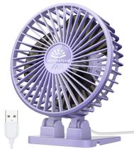Ventilador de mesa WHILIGHTGOD WHILIGHTGOD USB 3 Speed Rotation Purple