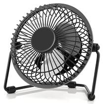 Ventilador de mesa xasla 10cm USB Small 360 com ângulo de inclinação ajustável preto Ventilador de mesa xasla 10cm USB Small 360 com ângulo de inclinação ajustável preto