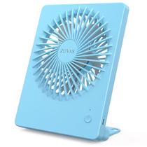 Ventilador de mesa Zuvas, recarregável de 3 velocidades, operado por bateria, azul Ventilador de mesa Zuvas, recarregável de 3 velocidades, operado por bateria, azul